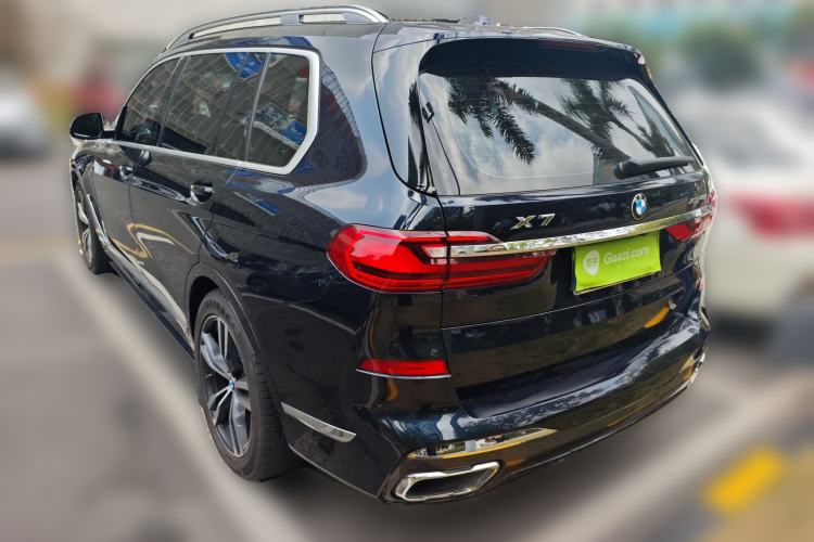 Used BMW X7 2019 xDrive40i Luxury M Sport Package Rear Left 45 Deg