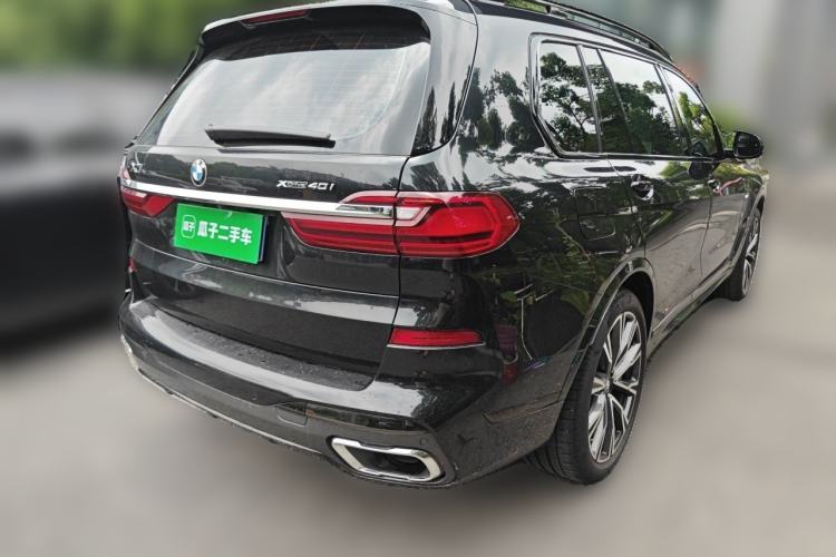 Used BMW X7 2019 xDrive40i Executive Model M Sport Package Rear Right 45 Deg