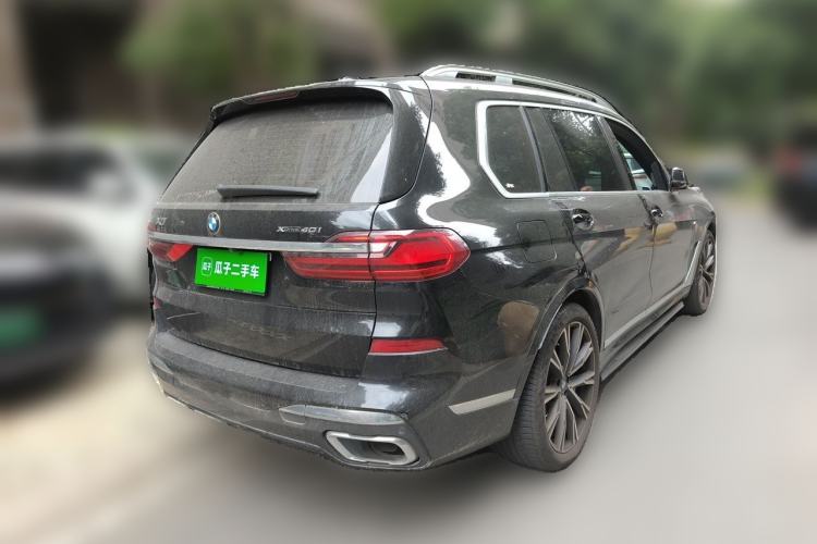 Used BMW X7 2019 xDrive40i Executive Model M Sport Package Rear Right 45 Deg