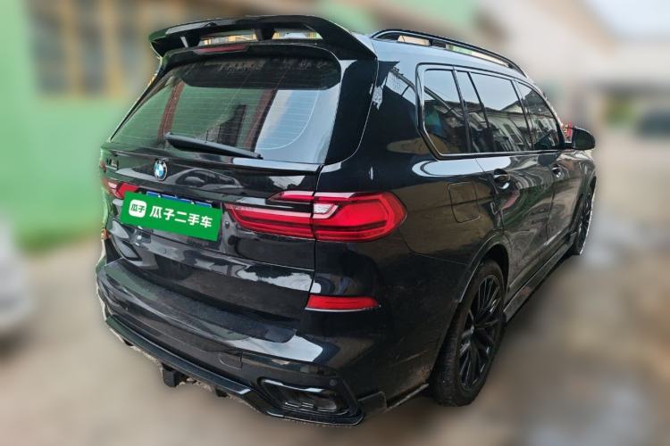 Used BMW X7 2019 xDrive40i Luxury M Sport Package Rear Right 45 Deg