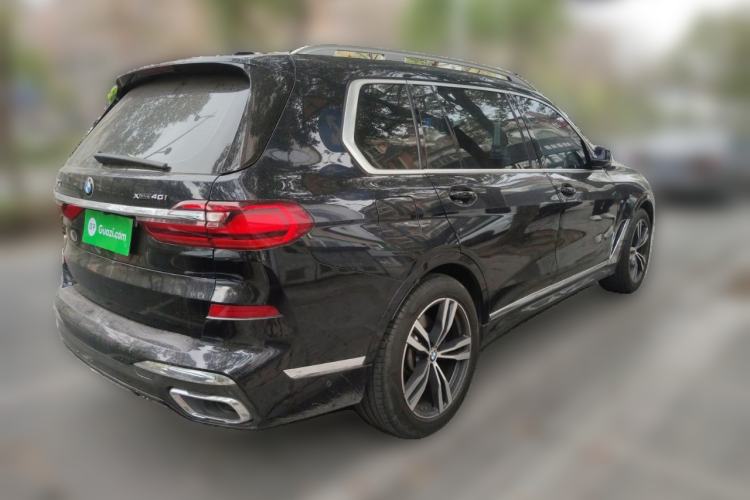Used BMW X7 2019 xDrive40i Luxury M Sport Package Rear Right 45 Deg