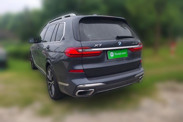 Used BMW X7 2019 xDrive40i Executive Model M Sport Package Rear Left 45 Deg