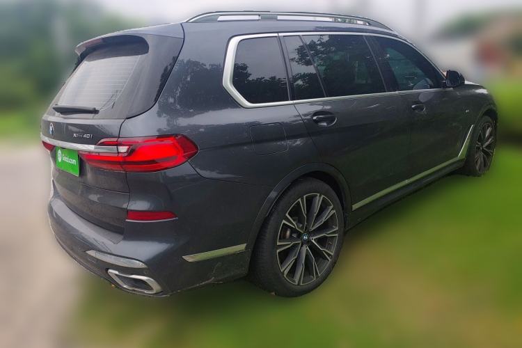 Used BMW X7 2019 xDrive40i Executive Model M Sport Package Rear Right 45 Deg
