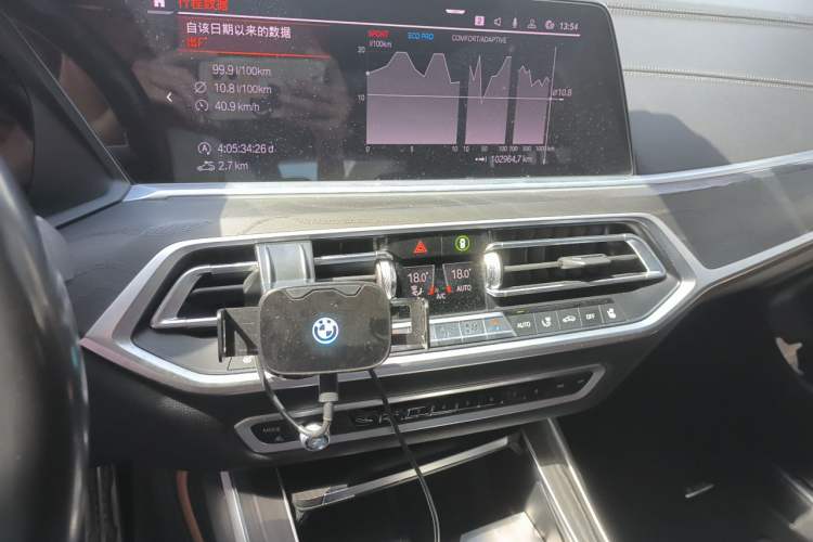 Used BMW X7 2020 xDrive40i Luxury M Sport Package Audio And AC Panel
