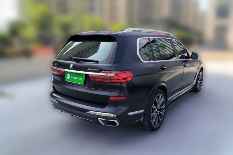 Used BMW X7 2020 xDrive40i Executive M Sport Package Rear Right 45 Deg
