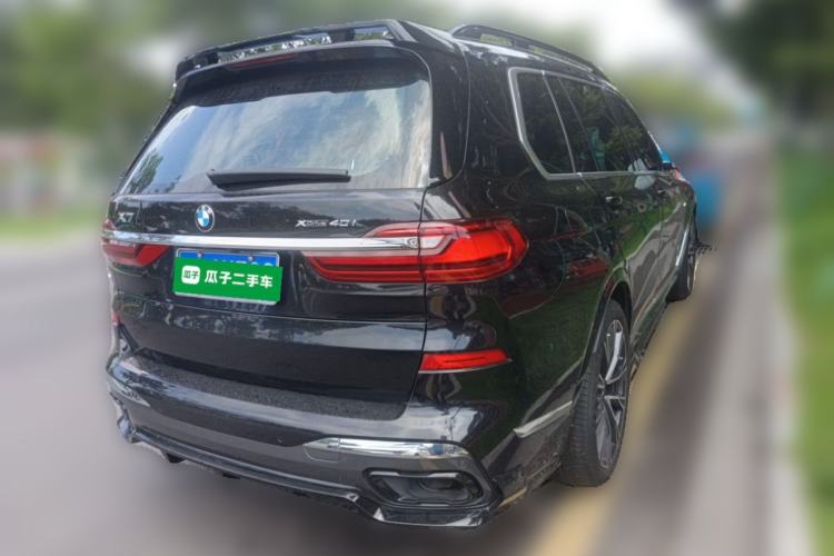 Used BMW X7 2020 xDrive40i Executive M Sport Package Rear Right 45 Deg