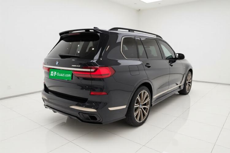 Used BMW X7 2020 xDrive40i Executive M Sport Package Rear Right 45 Deg