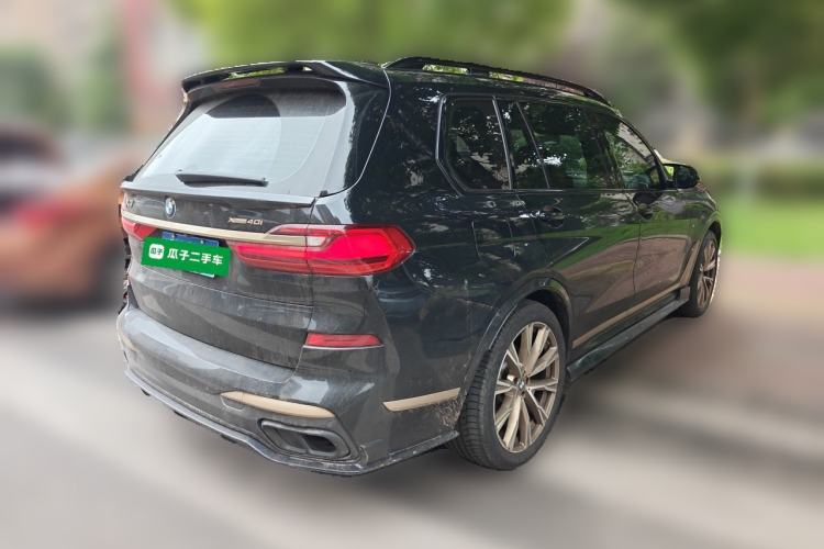 Used BMW X7 2020 xDrive40i Executive M Sport Package Rear Right 45 Deg