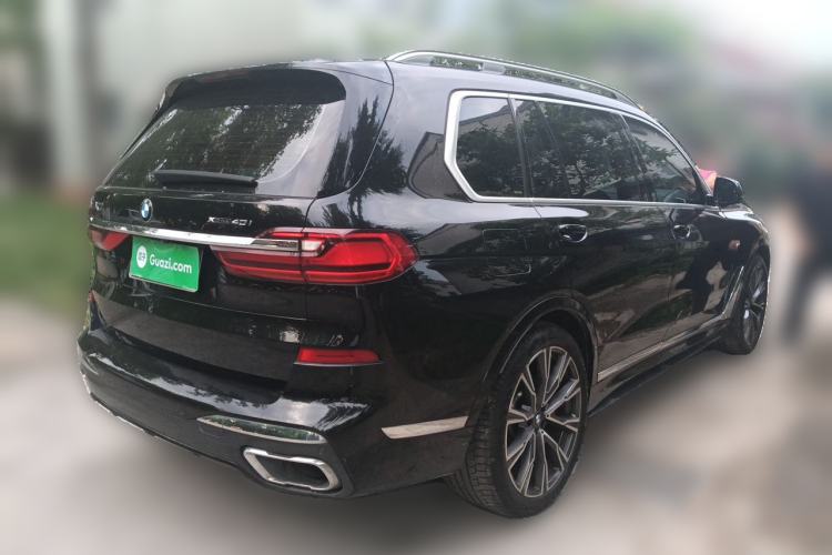 Used BMW X7 2020 xDrive40i Executive M Sport Package Rear Right 45 Deg
