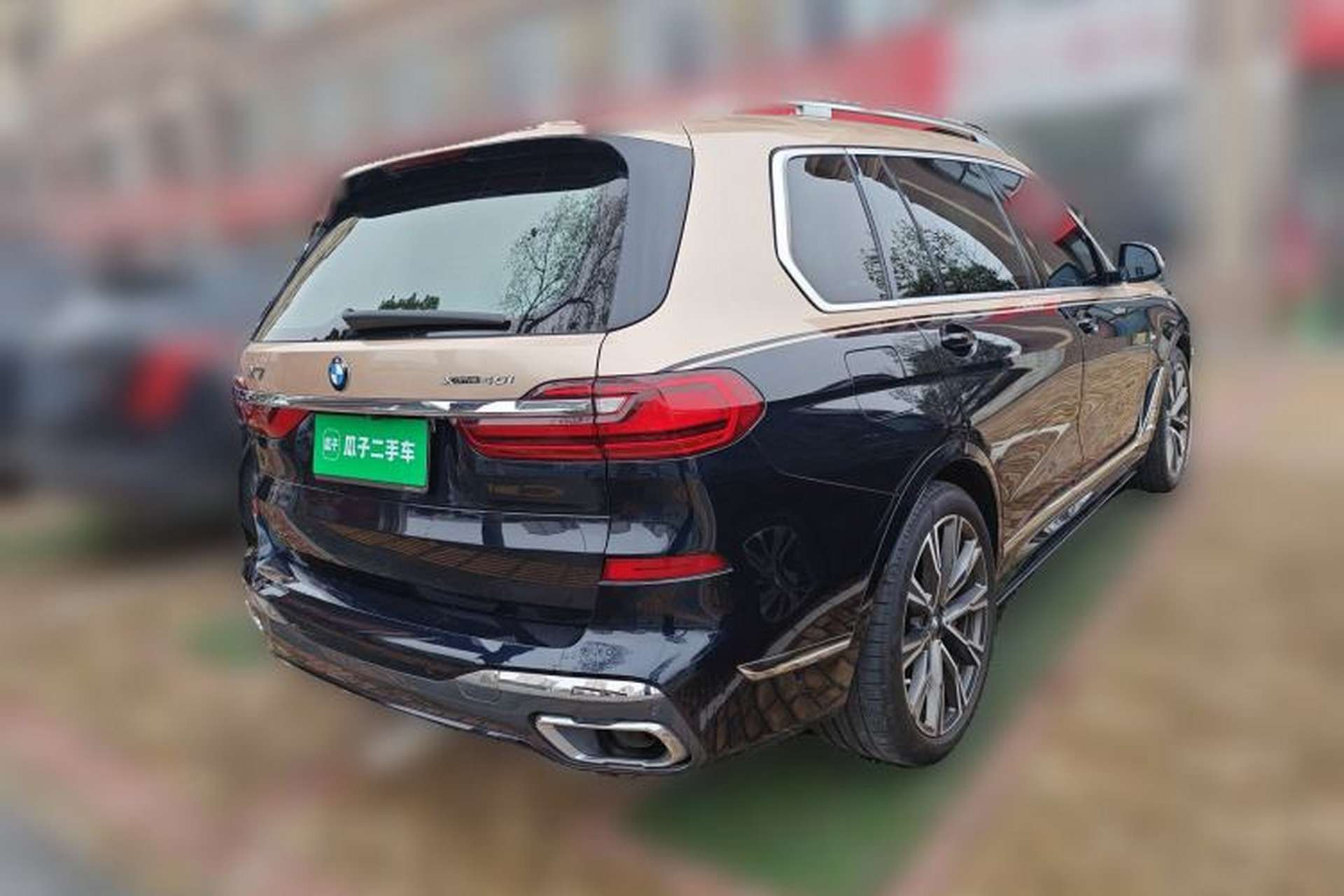 Used BMW X7 2020 xDrive40i Executive M Sport Package Rear Right 45 Deg