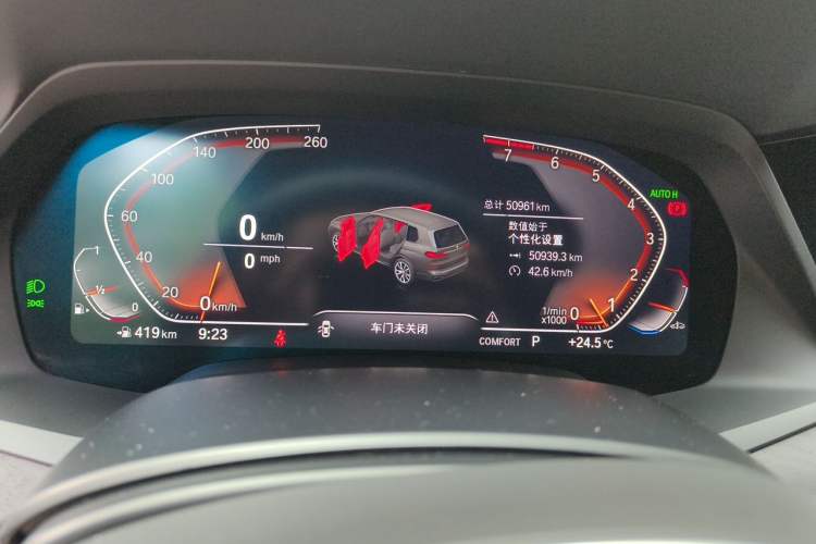 Used BMW X7 2020 xDrive40i Luxury M Sport Package Instrument Cluster