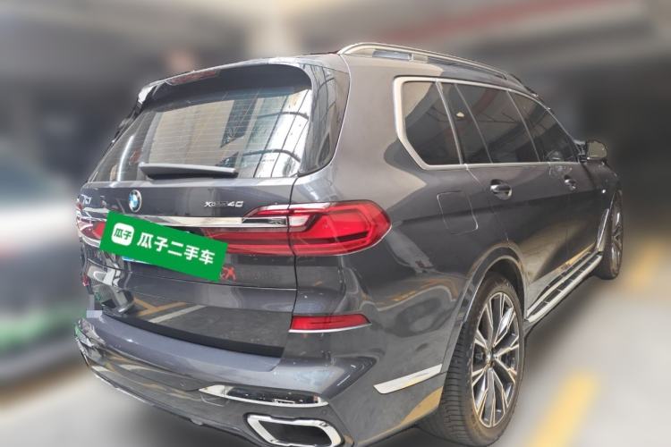 Used BMW X7 2020 xDrive40i Executive M Sport Package Rear Right 45 Deg