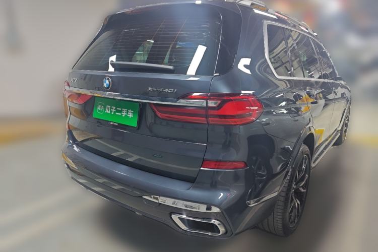 Used BMW X7 2020 xDrive40i Executive M Sport Package Rear Right 45 Deg