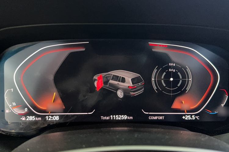 Used BMW X7 2020 xDrive40i Luxury M Sport Package Instrument Cluster