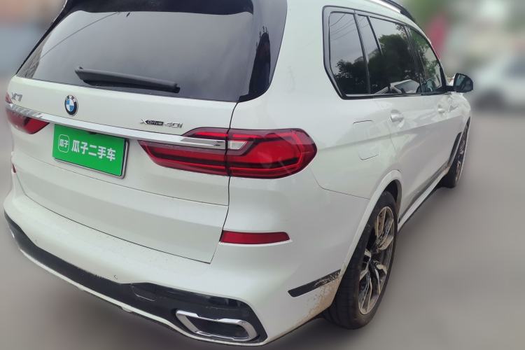 Used BMW X7 2020 xDrive40i Executive M Sport Package Rear Right 45 Deg