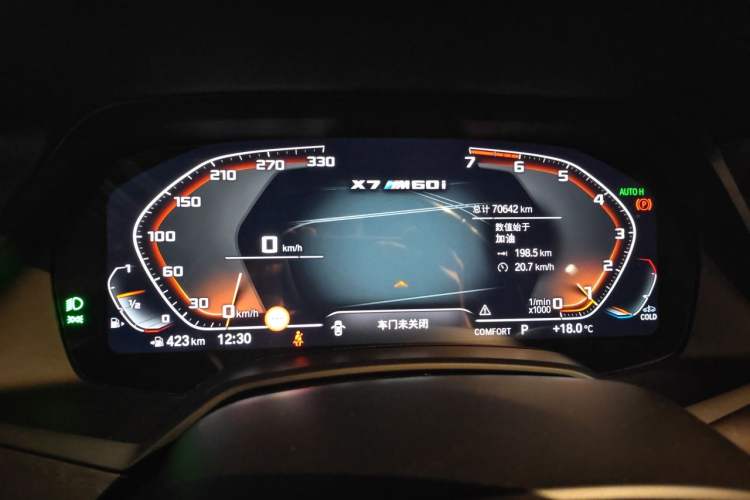 Used BMW X7 2021 xDrive40i Luxury Package with Leading Features Instrument Cluster