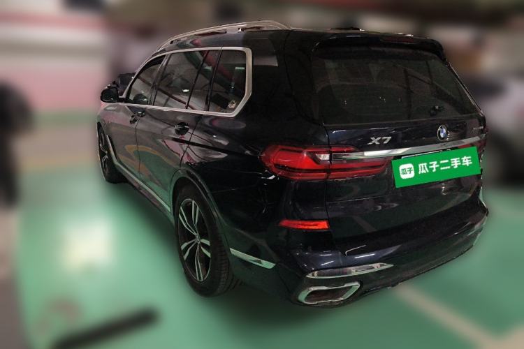 Used BMW X7 2021 xDrive40i Luxury M Sport Package Rear Left 45 Deg