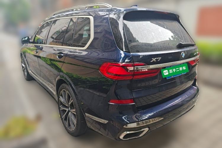 Used BMW X7 2021 xDrive40i Executive Model with M Sport Package Rear Left 45 Deg