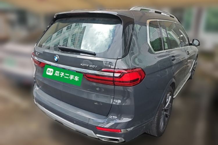 Used BMW X7 2021 xDrive40i Executive Luxury Package Rear Right 45 Deg