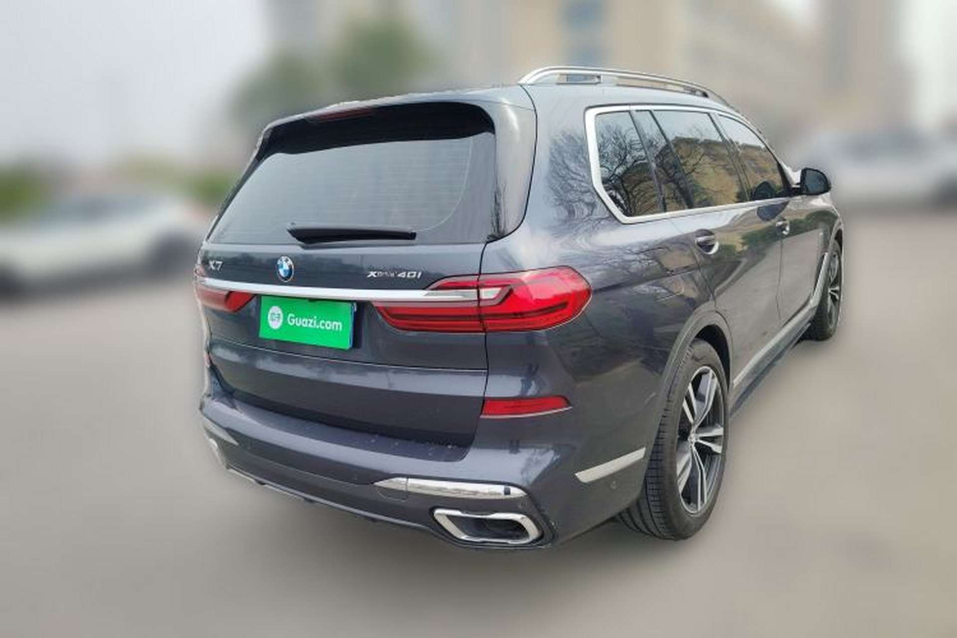 Used BMW X7 2021 xDrive40i Luxury M Sport Package Rear Right 45 Deg