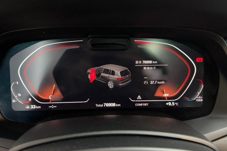 Used BMW X7 2021 xDrive40i Executive Model with M Sport Package Instrument Cluster