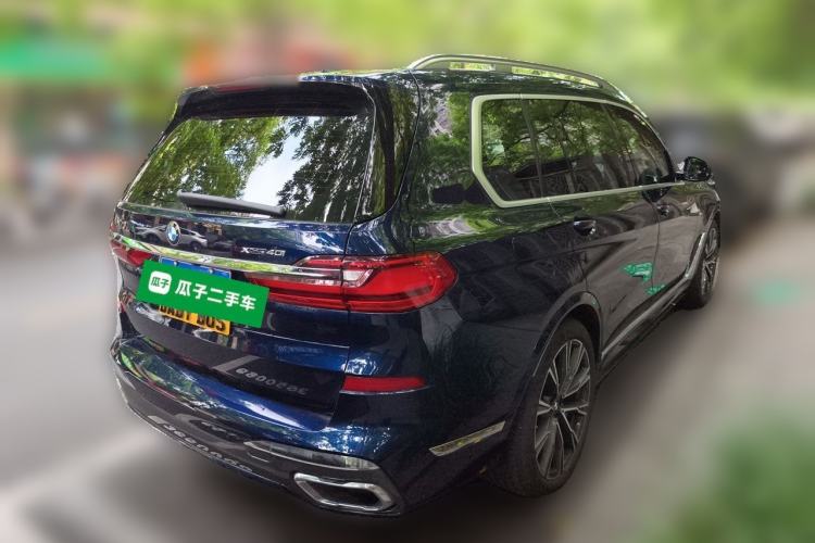 Used BMW X7 2022 xDrive40i Executive M Sport Package Rear Right 45 Deg