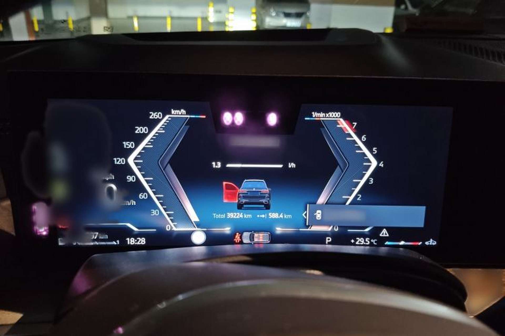 Used BMW X7 2023 xDrive40i Executive M Sport Package Instrument Cluster
