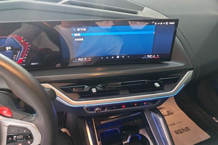 Used BMW XM 2023 50e Audio And AC Panel