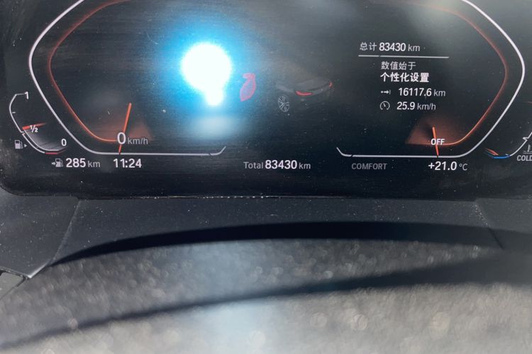 Used BMW Z4 2019 sDrive 25i M Sport Package Odometer Close Up