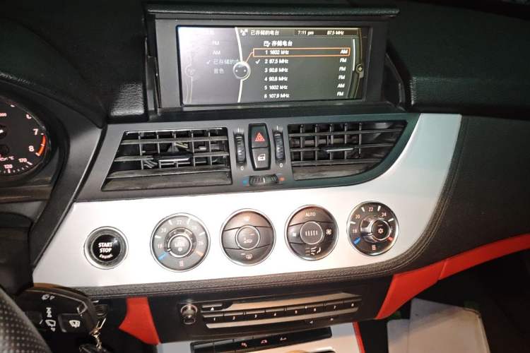 Used BMW Z4 2011 sDrive23i Flame Limited Edition Audio And AC Panel