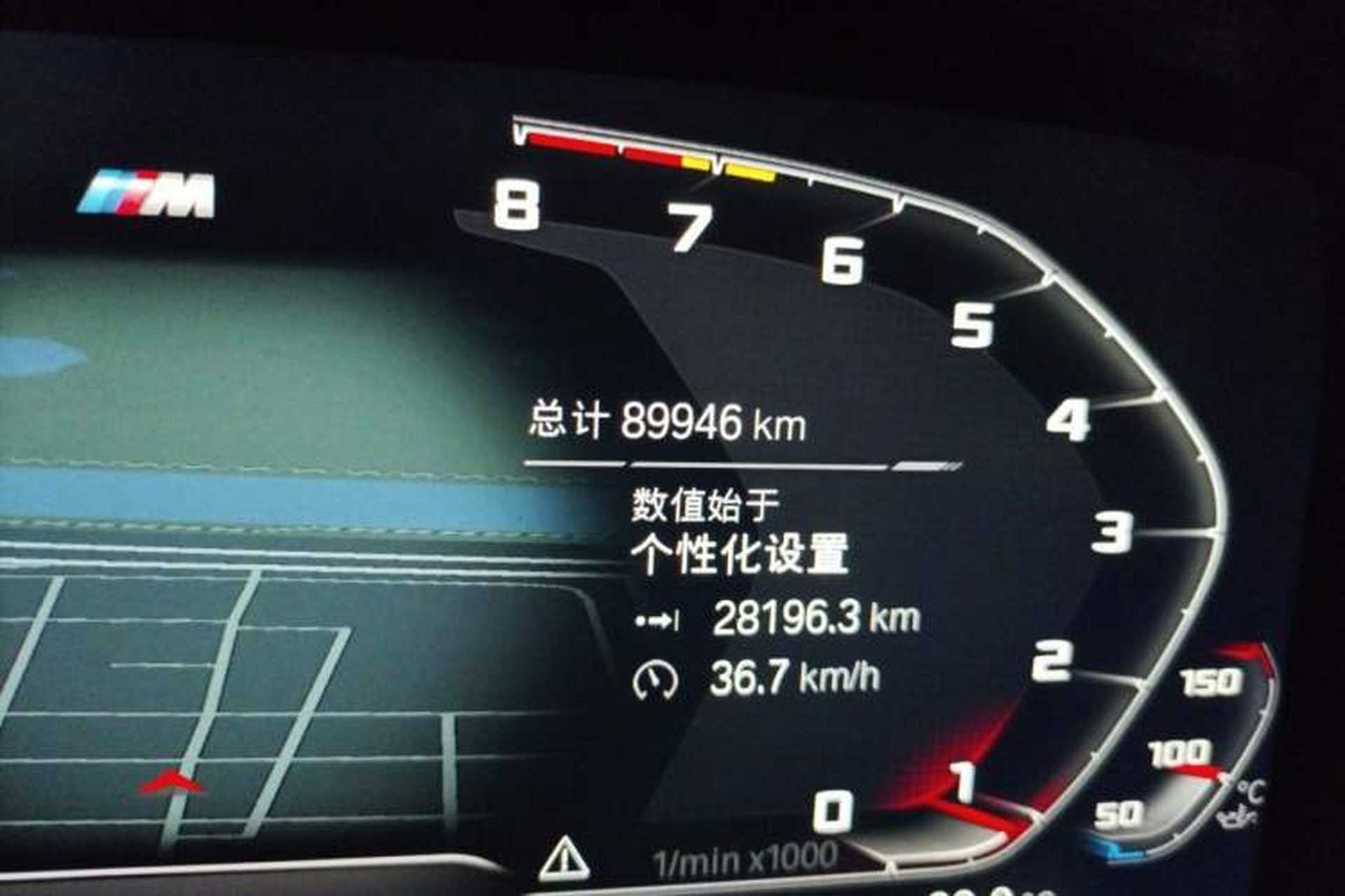 Used BMW Z4 2019 sDrive 25i M Sport Package Odometer Close Up