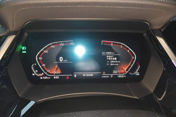 Used BMW Z4 2019 sDrive 25i M Sport Package Odometer Close Up