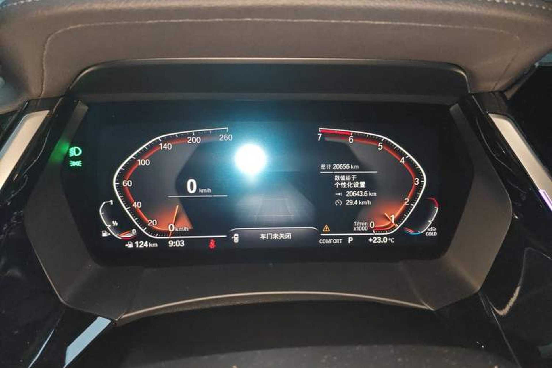 Used BMW Z4 2019 sDrive 25i M Sport Package Odometer Close Up