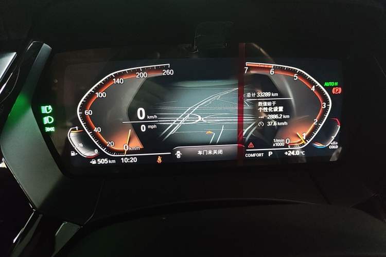 Used BMW Z4 2019 sDrive 25i M Sport Package Odometer Close Up