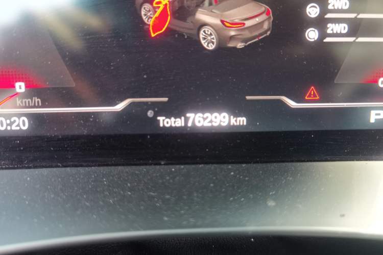 Used BMW Z4 2019 M40i M Sport Performance Edition Odometer Close Up