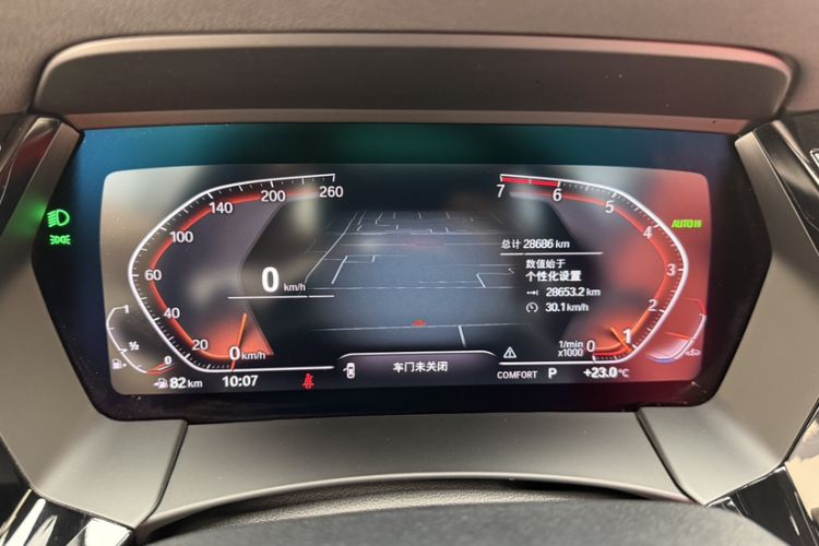 Used BMW Z4 2019 sDrive 25i M Sport Night Edition package Odometer Close Up