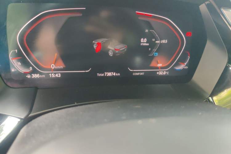 Used BMW Z4 2019 sDrive 25i M Sport Package Odometer Close Up