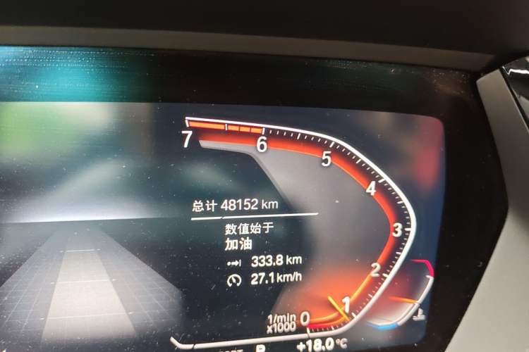 Used BMW Z4 2019 sDrive 25i M Sport Package Odometer Close Up