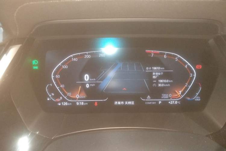 Used BMW Z4 2022 sDrive 25i M Sport Package Odometer Close Up