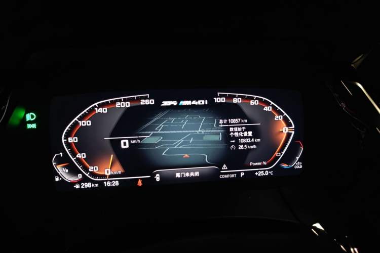 Used BMW Z4 2023 M40i M Sport Performance Edition Odometer Close Up
