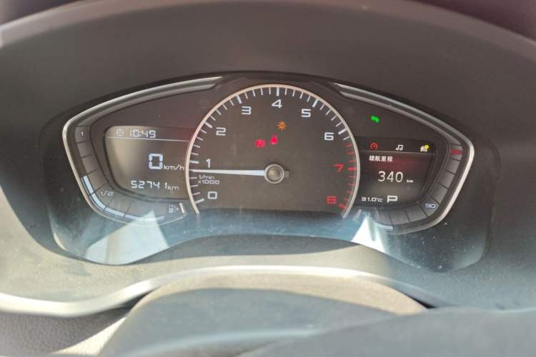 Used BORGWARD BX3 2020 20TGDI Two-Wheel Drive Automatic Fashion Version Instrument Cluster