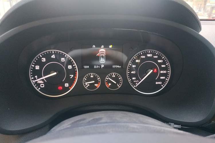 Used BORGWARD BX5 2017 25TGDI Automatic Two-Wheel Drive Smart Enjoyment Model Odometer Close Up