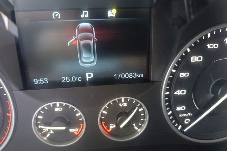 Used BORGWARD BX5 2017 20TGDI Automatic Two-Wheel Drive Leading Edition Odometer Close Up