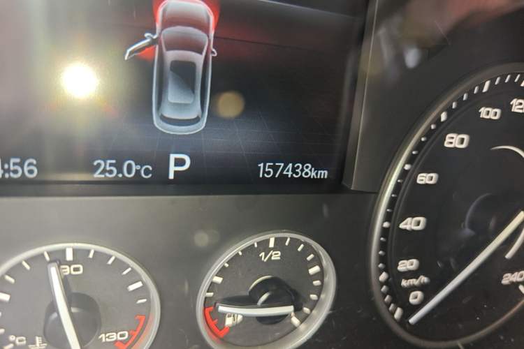 Used BORGWARD BX5 2017 25TGDI Automatic Two-Wheel Drive Sharp Model Odometer Close Up