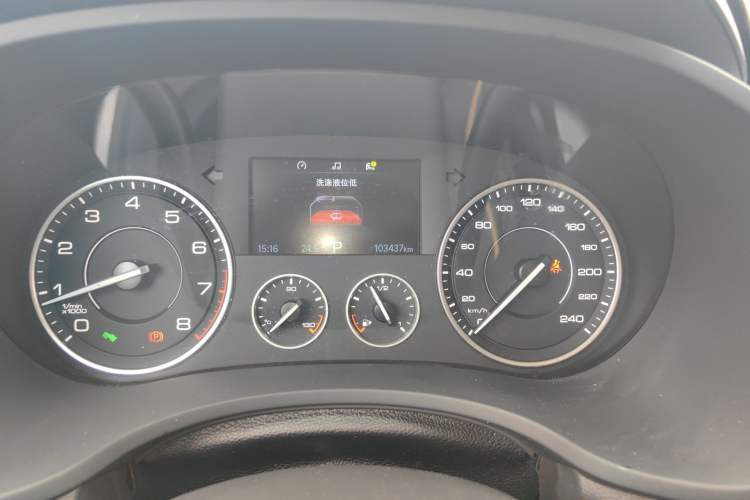 Used BORGWARD BX5 2017 25TGDI Automatic Four-Wheel Drive Smart Enjoyment Model Instrument Cluster