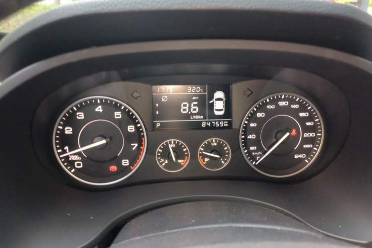Used BORGWARD BX5 2017 20TGDI Automatic Two-Wheel Drive Pioneer Edition Instrument Cluster