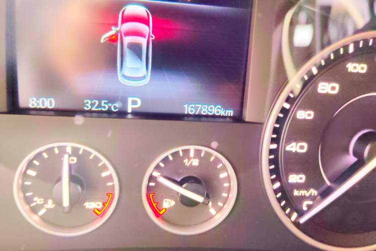 Used BORGWARD BX5 2017 25TGDI Automatic Two-Wheel Drive Sharp Model Odometer Close Up
