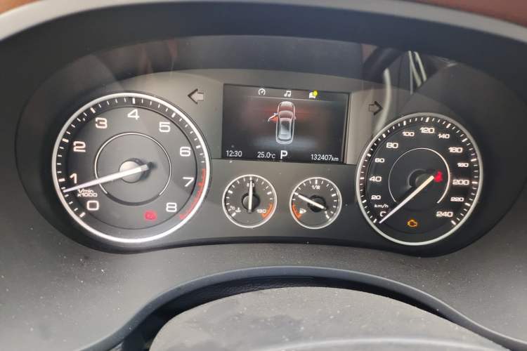 Used BORGWARD BX5 2017 25TGDI Automatic Two-Wheel Drive Fashion Plus Model Odometer Close Up