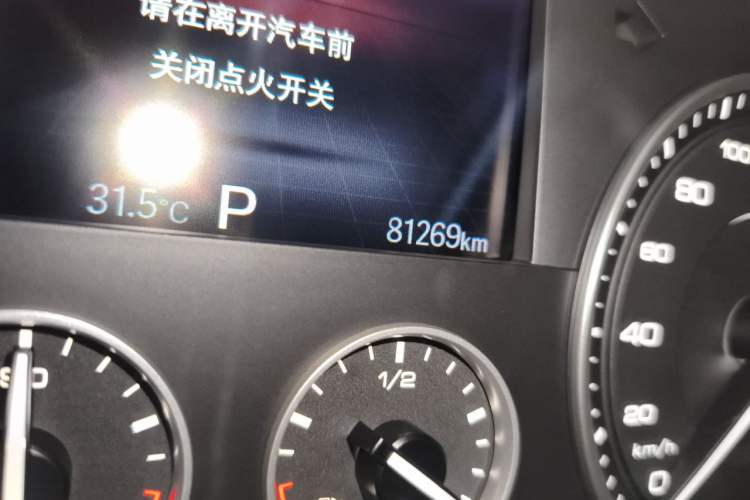 Used BORGWARD BX5 2017 25TGDI Automatic Two-Wheel Drive Smart Enjoyment Model Odometer Close Up
