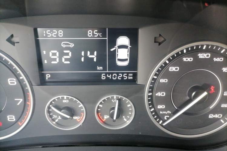 Used BORGWARD BX5 2017 20TGDI Automatic Two-Wheel Drive Pioneer Edition Odometer Close Up